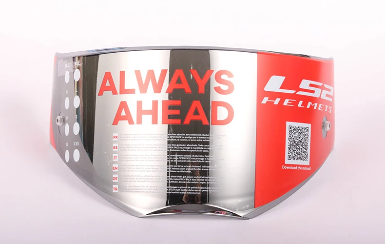 LS2 FF390 выключатель хром-шлем с покрытием объектива Серебряный красочный дым Радуга козырек только для LS2 FF390 с анти-туман Pinlock отверстия