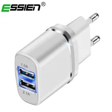 

Essien 5V/2.1A USB Charger for Charging Phone Adapter for iphone X 7 8 Samsung Xiaomi Travel Wall Charger Fast Charger Charging