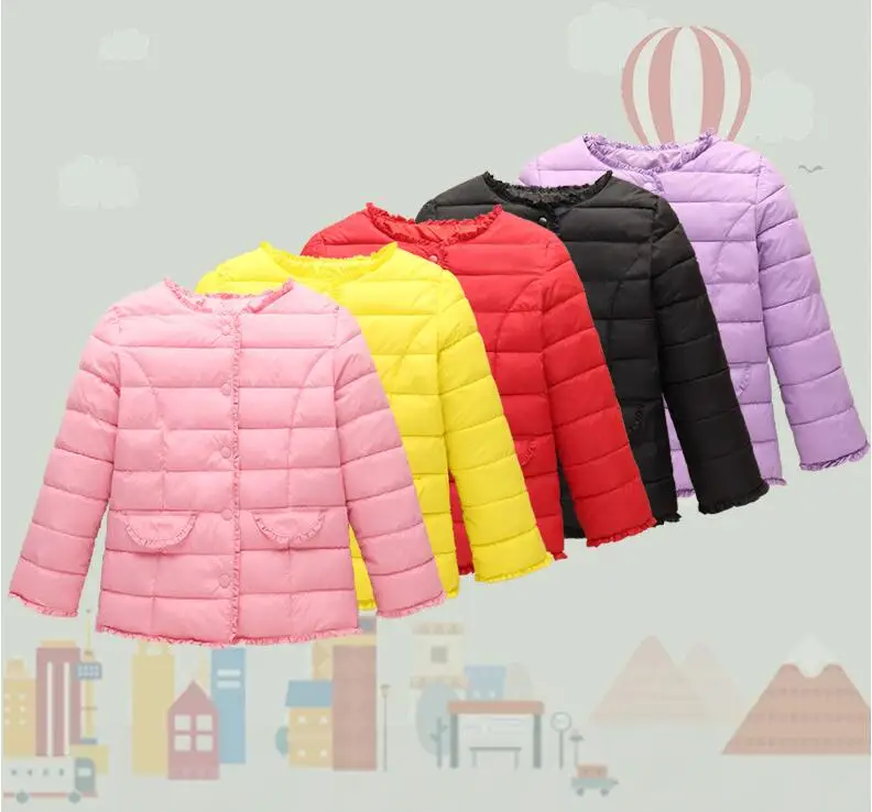 

Free shipping 2018 Baby Girls coat jacket winter Children clothes Girls Down c Baby Girl jacket Baby Outerwear Baby coat 6