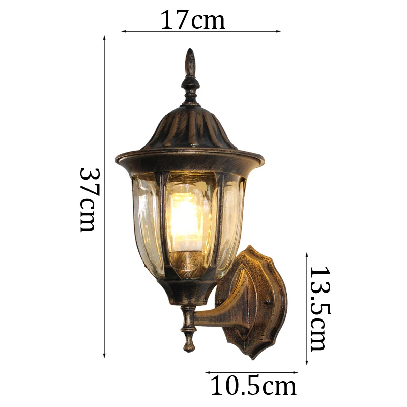 Outdoor wall lamp,light weight,waterproof (IP65) European wall,LED Porch Lights, patio/balcony/Landscape lights/garden lights