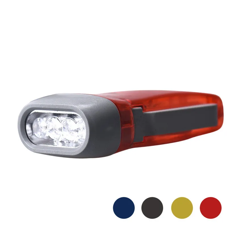 Cheap New Wind up Hand Pressing Crank Emergency Camping LED Flashlight Torch Outdoor Bicycle Light Accessories Wholesale Hot Feb 23 2