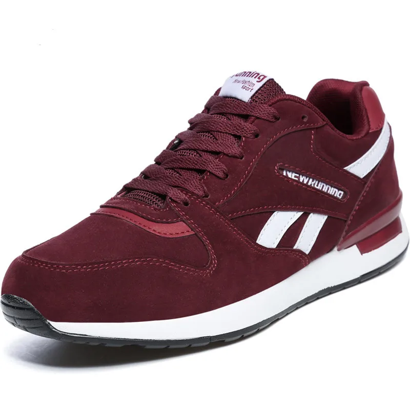 red leather sneakers mens