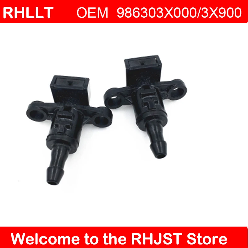 2 шт сопло омывателя ветрового стекла LH+ RH для hyundai Elantra Avante MD 2011- OEM 986303X000 986303X900