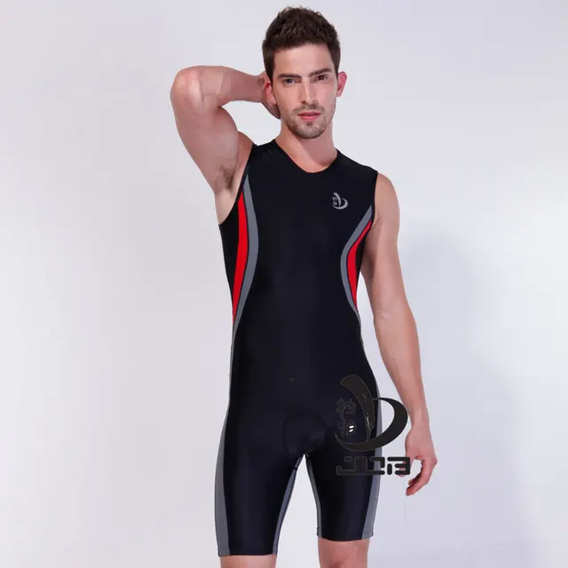 JOB men ironman triathlon suit one piece running swimsuit cycling clothes mens tri suit , tri