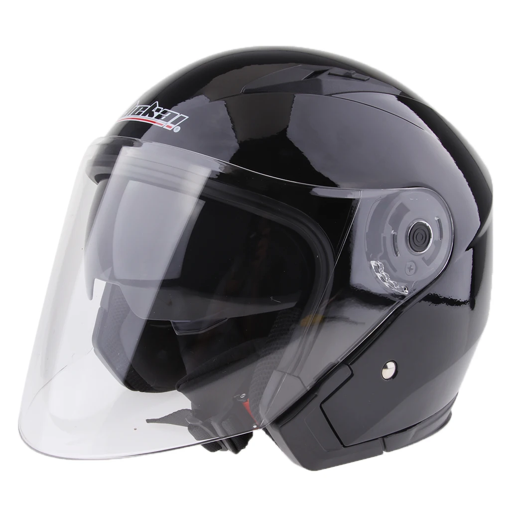 33 x 24 cm Summer/Winter Motorcycle Bike 3/4 Open Face Half Helmet Full Shield Visor Helmets Face Open Motorcycle Helmet M-XXL