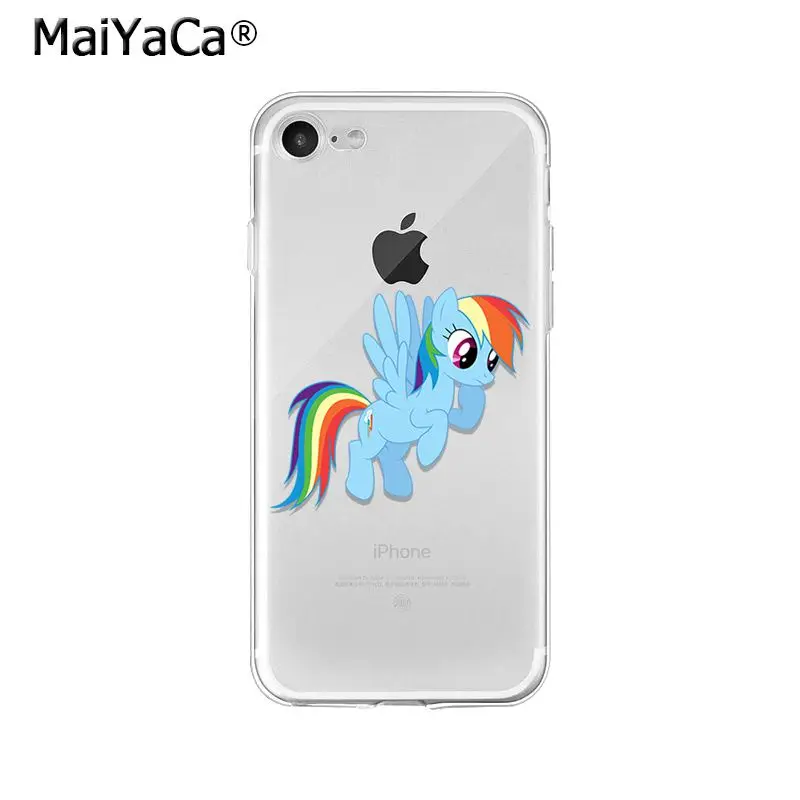 MaiYaCa My Little Pony ТПУ Мягкие аксессуары для телефонов чехол для телефона для Apple iPhone 8 7 6 6S Plus X XS MAX 5 5S SE XR мобильные телефоны