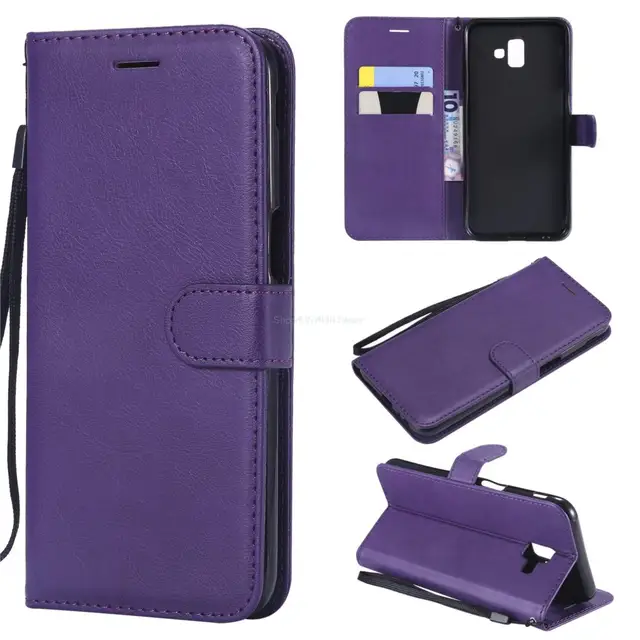 Flip Case for Samsung Galaxy J6 J Plus J6Plus 2018 SM-J610FN SM