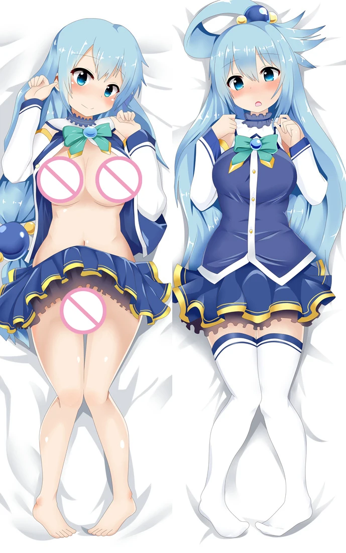 Аниме Kono Subarashii Sekai ni Shukufuku wo! Наволочка с изображением привлекательной девушки Aqua