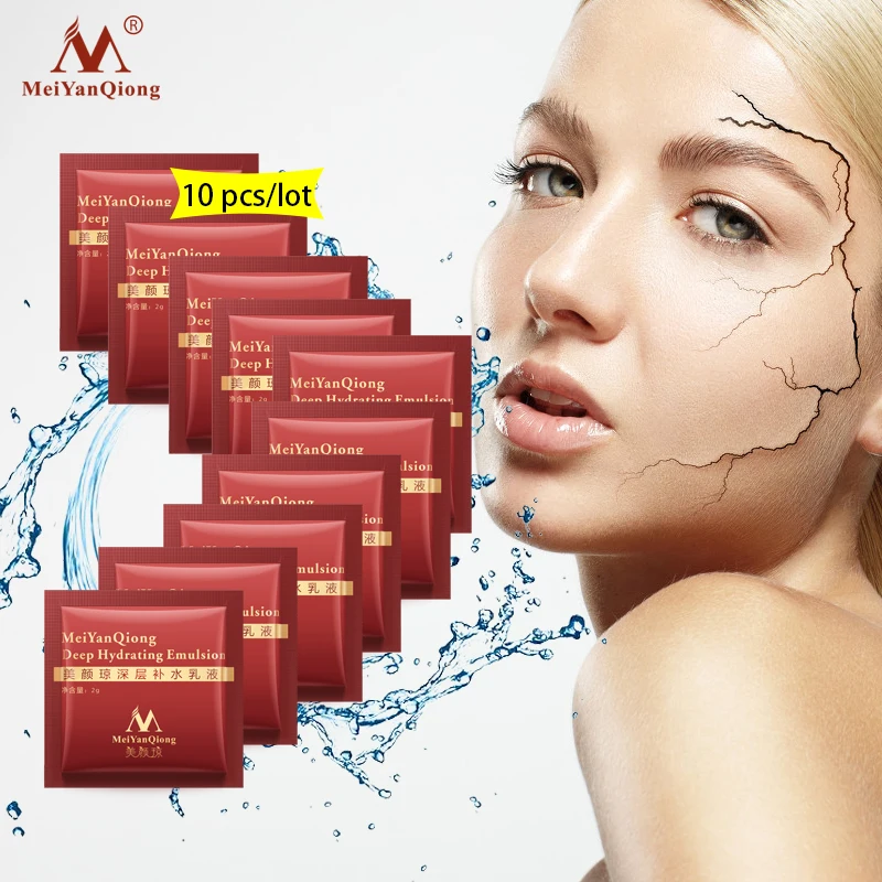 

10 pieces Deep Hydrating Emulsion Hyaluronic Acid Moisturizing Face Cream Skin Care Whitening Anti Winkles Lift Firming Beauty