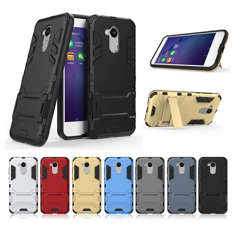 Stand Case for Huawei Honor 6A DLI-TL20 DLI-AL10 5.0 Inch Silicone Bumper Plastic Fitted Kickstand on Cover | Мобильные телефоны и