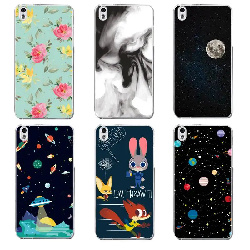 Universal Soft Clear TPU Phone Case For HTC D820 M8 M9 A9 Flora Flower Moon Sun Rabbit Printed Cartoon Cute Cover Free Shipping | Мобильные