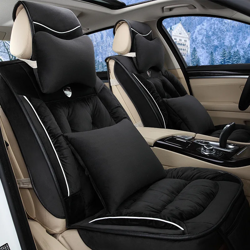 New Car Seat Covers Cotton Plush Car Mat Automotive Supplies Automotive