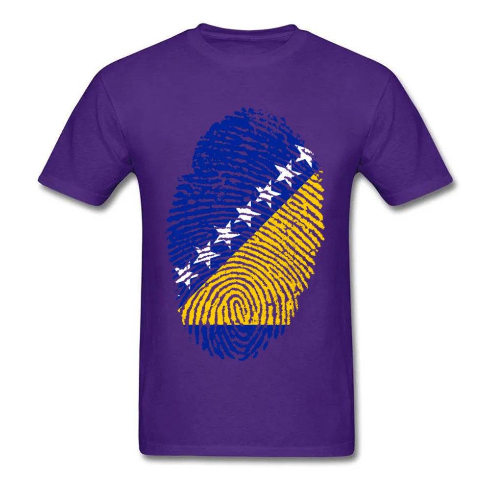 Bosnia and H. Flag Fingerprint_purple