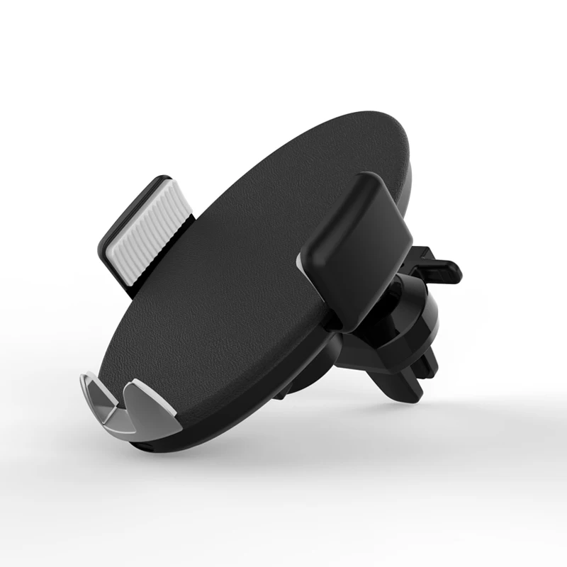 Lantro JS Автомобильный держатель для телефона, беспроводное зарядное устройство, держатель для телефона и беспроводное зарядное устройство 2 в 1 для автомобильного крепления приборной панели, вентиляционное отверстие - Тип штекера: Black AC window