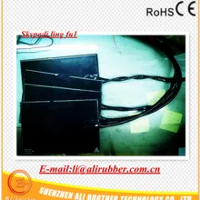 290*580*1.5 мм 110 В 600 Вт 1000 мм провод клей 1 лицо черная силиконовая резина принтер машина, Нагреватель XD-H-M-111