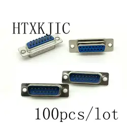 Горячие sale100pcs DB15 15 Булавки Мужской Джек адаптер Подключите припоя разъем Замена DB15 женский