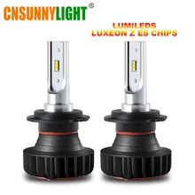 CNSUNNYLIGHT Mini LED H11 H7 H1 with Lumileds Led Car Headlight H4 Bulbs 12000LM 72W set