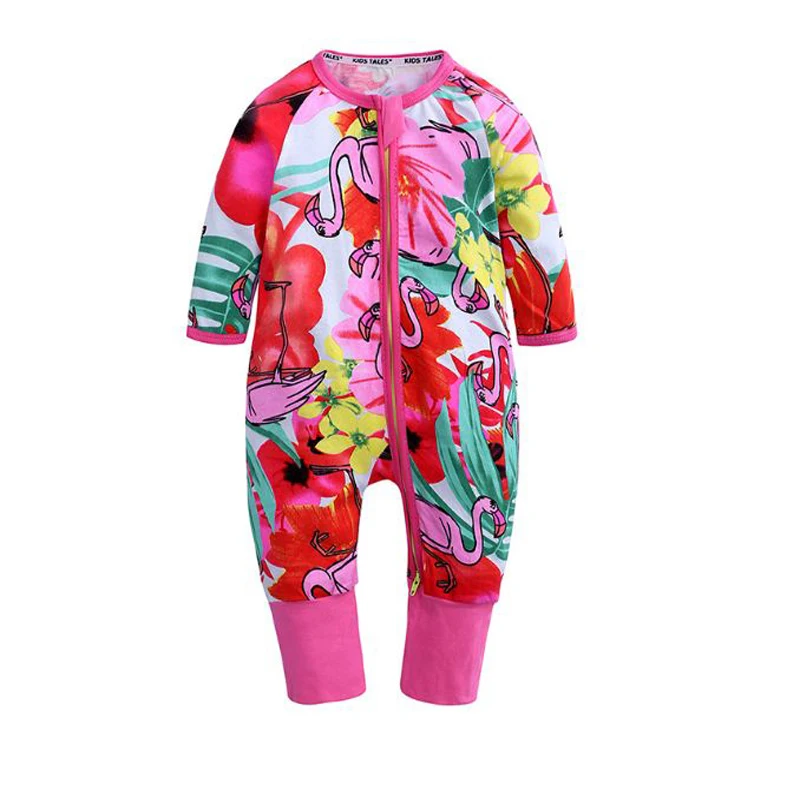 

long sleeve Floral Print rompers for baby girl boy clothes cotton new born costume 2019 jumpsuit unisex newborn toddler romper