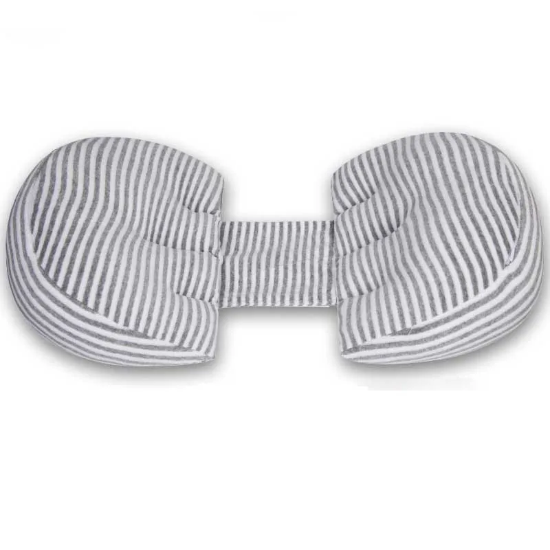 U-образный уход для беременных и матерей после родов подушки для беременных поясная боковая подушка многофункциональная подушка для поддержки живота - Цвет: Gray white stripe