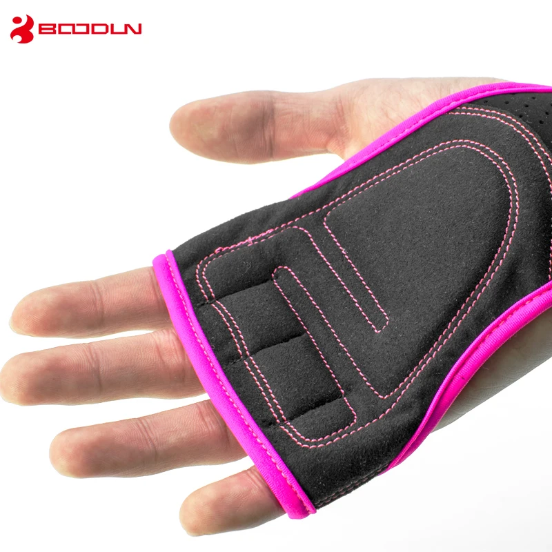 Спортивные перчатки Boodun для тяжелой атлетики, для тренажерного зала, мужские Перчатки для фитнеса на запястье, перчатки с полупальцами, гантели, поднимаемые горизонтальные перчатки для ухода за ладонями, женские перчатки