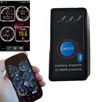 

Super Compact Adapter Scanner & V1.5 ELM327 Torque Android OBD2 OBDII Code Reader Scan Tool & CD