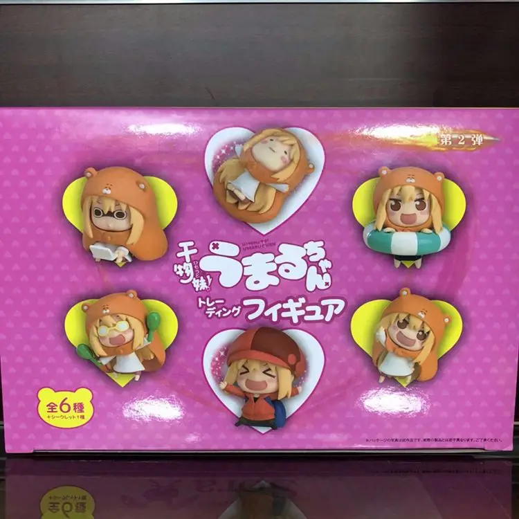 8pcslot Anime Small buried Sankaku Head Himouto! Umaru-chan Umaru Doma PVC Figure Doll toy (3)