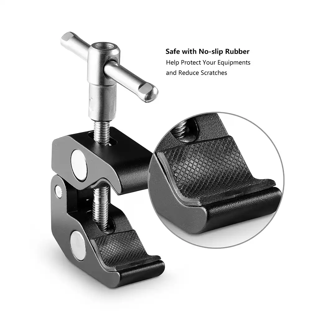 Smallrig Super Clamp With 1 4 And 3 8 Thread 2pcs Pack For