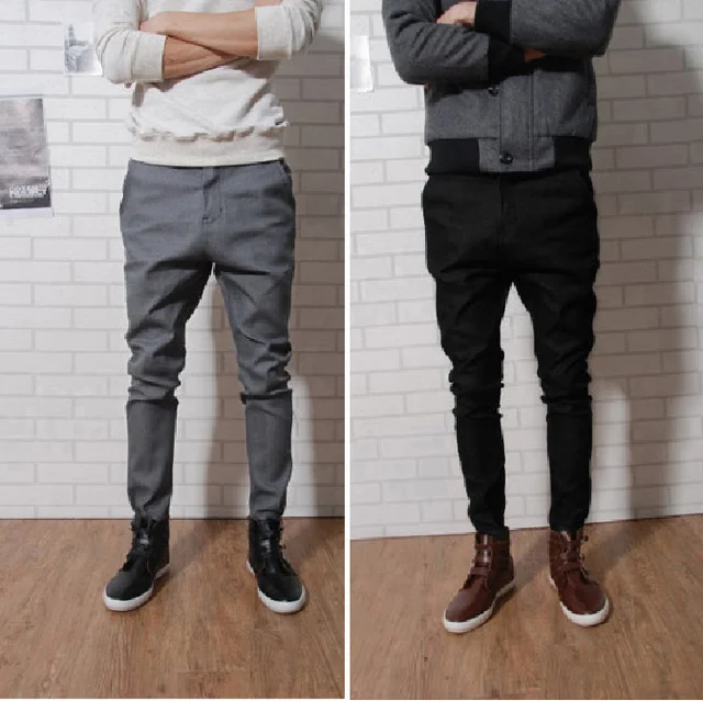 nouveaux pantalon la 2015 mode pour hommes skinny casual homme Slim pantalon à hommes fitness coton 0dRdn