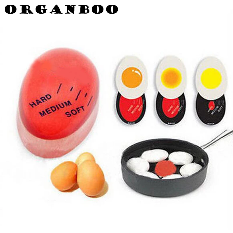

ORGANBOO 1PC Eggs Cooking Helper Beep Eggs Kitchen Supplies Egg Perfect Color Changing Perfect Boiled Beep