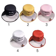 Women Girls Semi Transparent Plastic Beach Sun Visor Fisherman Hat Letters Embroidered Hip-Hop Wide Brim Flat Top Bucket Cap Women Girls Semi Transparent Plastic Beach Sun Visor Fisherman Hat Letters Embroidered Hip-Hop Wide Brim Flat Top Bucket Cap