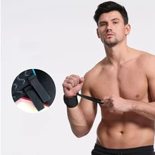 2 шт. регулируемый пояс для фитнеса с петлей для большого пальца эластичный пояс с запахом ручной защитный ремень Спортивная одежда для тренажерного зала