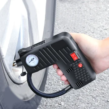 

Portable Air Compressor Pump DC 12V Electric Tire Inflator Tyre Pressure Monitor