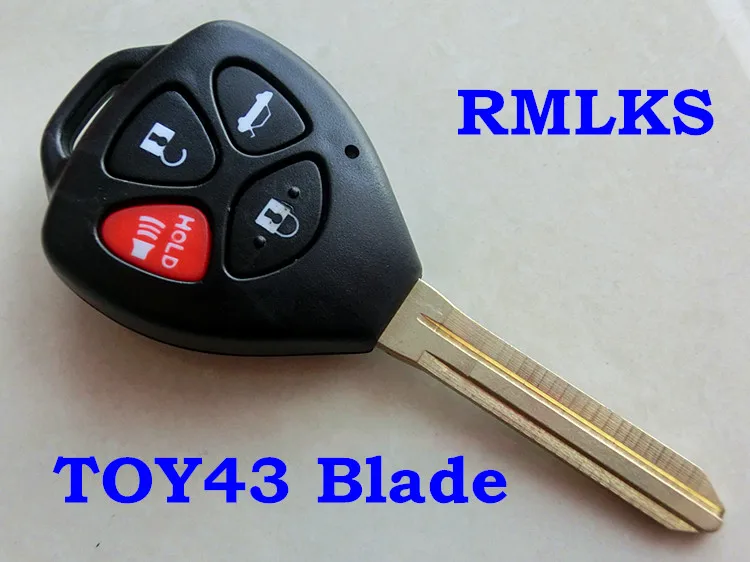 Брелок RMLKS для Toyota Camry Corolla Avalon Venza 2007 2008 2009 2010 2011 2012|Футляр автомобильного ключа| |