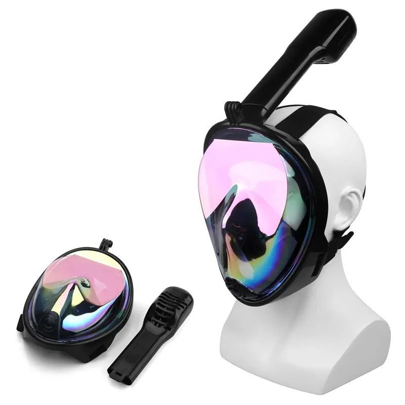 

2019 New Diving Mask Underwater Scuba Anti Fog Full Face Snorkeling Set Respiratory masks Safe and waterproof Swimming Equipment