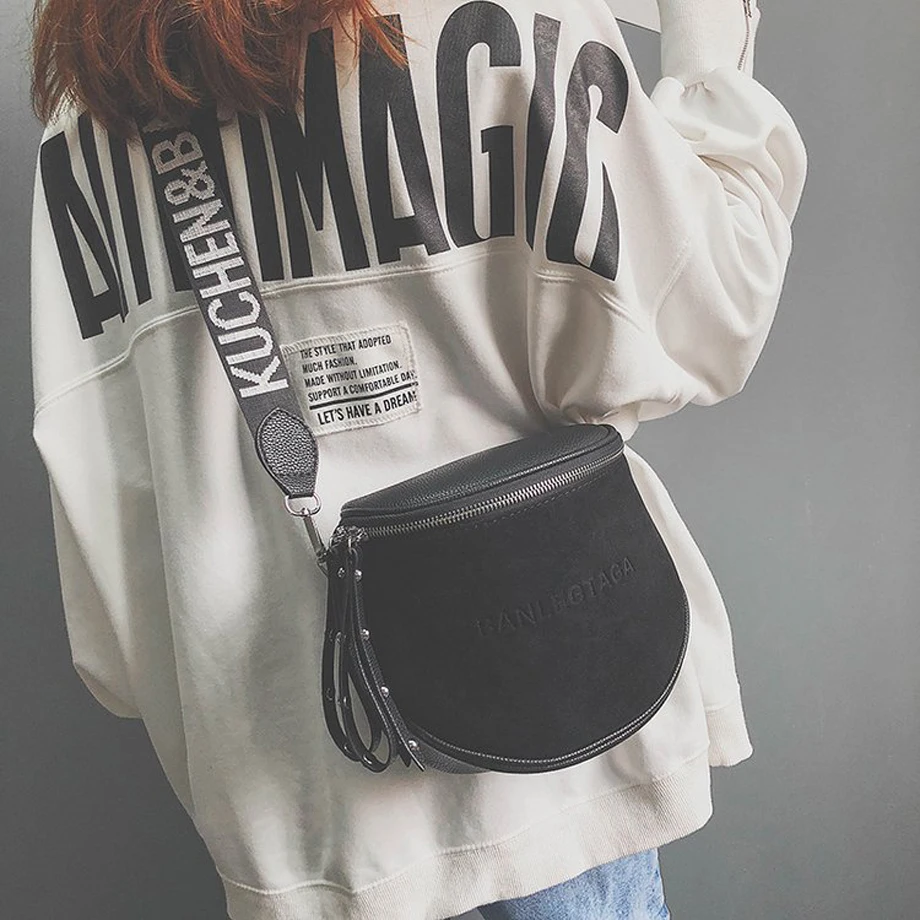 Fularuishi сумка через плечо для женщин Messemger сумки Сумка через плечо из искусственной кожи модные известный бренд леди полукруглый седло