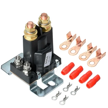 

High Current Starter Relay 500A 12V/24V 4Pin Car Auto Power Master Switch LED Battery Isolator On/Off Control Switch+ Terminals