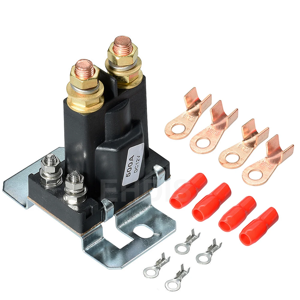 High Current Starter Relay 500A 12V 24V 4Pin Car Auto Power Master Switch LED font b