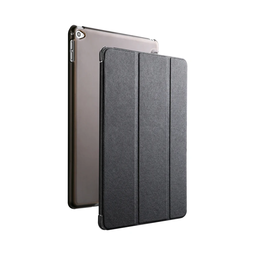 

Hard Case For iPadAir2 Tablet Case PU Leather Stand Smart Cover For Apple iPad6 Cover Back Coque Housing