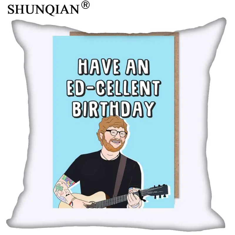 Индивидуальная квадратная наволочка Ed Sheeran, классная Мягкая Наволочка на молнии,, больше размеров(две стороны), наволочка "сделай сам" - Цвет: 8