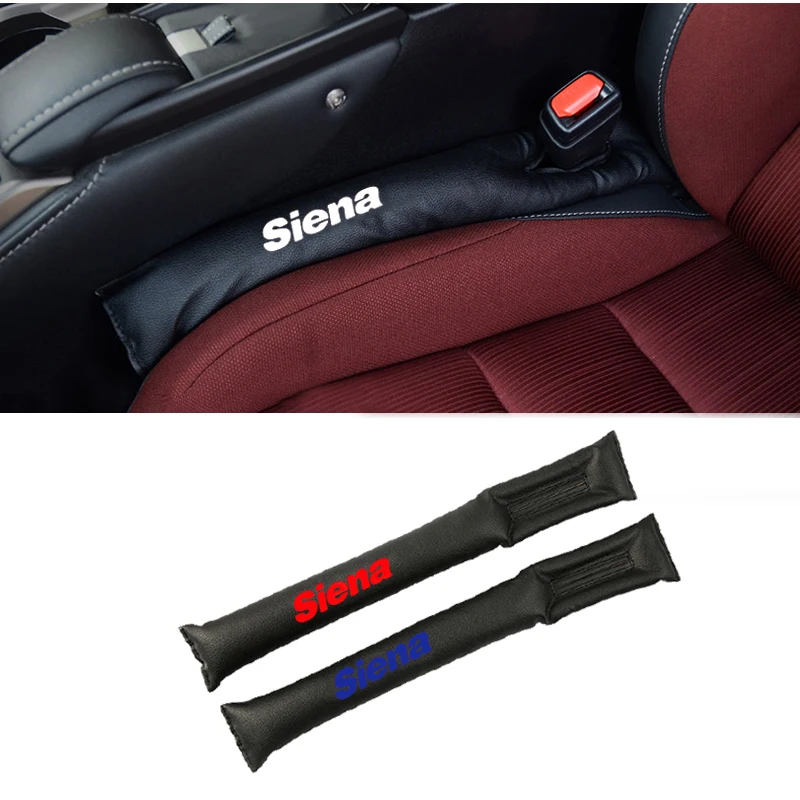 

2pcs PU Leather Fillers Spacer Filler Slot Plug Car Seat Gap Pad For Fiat Siena