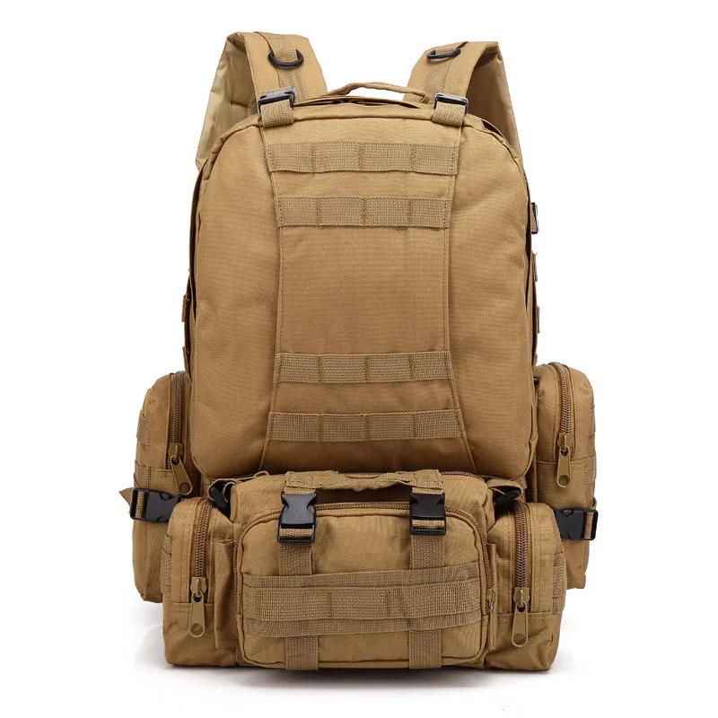 55L Military Tactical Backpack Assault Pack Outdoor Camping Hiking Travel Bag Cycling Climbing Rucksack Kitbag (11)