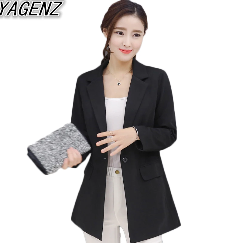 2017 Autumn Winter New Wild Small Suit Women's Korean Slim Female Plus size Windbreaker Women Casual Solid color | Женская одежда