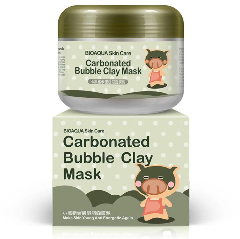 BIOAQUA Skin care Carbonate bubble clay facial mask Deep cleansing Moisturizing Shrink pores sleep face mask 100g BIOAQUA Skin care Carbonate bubble clay facial mask Deep cleansing Moisturizing Shrink pores sleep face mask 100g