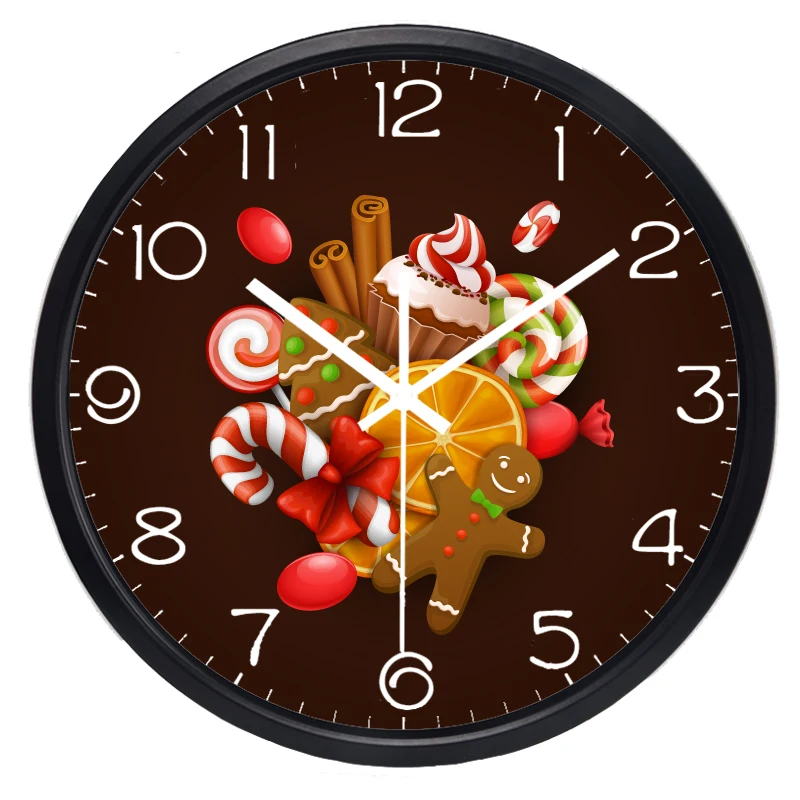 Gingerbread Man Christmas Food Kitchen Wall Clockkitchen wall clock