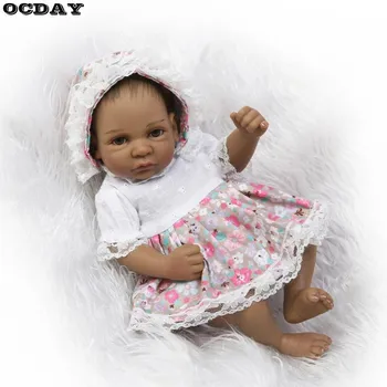 

26cm Newborn Baby Doll Toys Full Body Soft Silicone Vinyl Baby Doll Handmade Lifelike Reborn Baby Doll Non-toxic Safe Toys Gifts