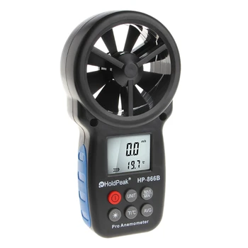 

Digital Anemometer Handheld Wind Speed Meter with LCD Backlight and Max/Min