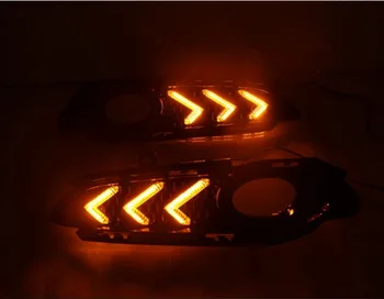 

Carbo Car LED Light Guide Daytime Running Lights DRL LED Fog Lamp for Honda VEZEL/HRV 2014-2015