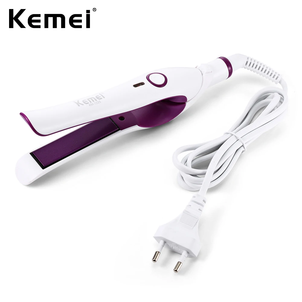 Kemei Professional Mini Hair Straightener Flat Iron Electronic Ceramic Tourmaline Straightening Irons Styling Tool Fast Heating Kemei Professional Mini Hair Straightener Flat Iron Electronic Ceramic Tourmaline Straightening Irons Styling Tool Fast Heating