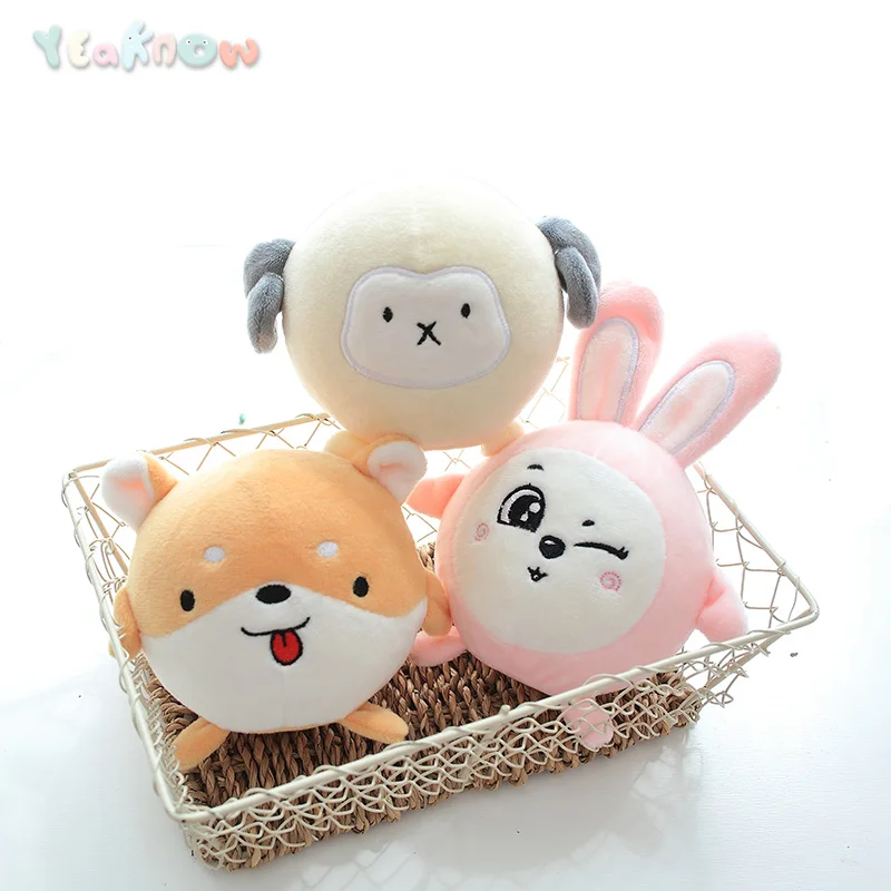 

Yeaknow 10cm Cute Plush Squeeze Toys Slow Rising Foam Squishy Ball Plush Animal Soft Puppy Dog Bunny Sheep Anti-stress Dolls