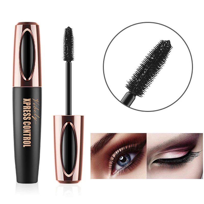 4D Silk Fiber Lash Mascara Waterproof Mascara For Eyelash Extension